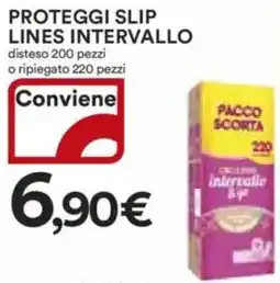 Ipercoop Proteggi slip lines intervallo offerta