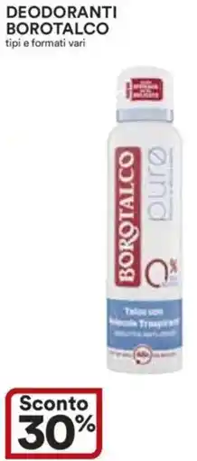 Ipercoop Deodoranti borotalco offerta