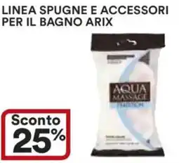 Ipercoop Linea spugne e accessori per il bagno arix offerta