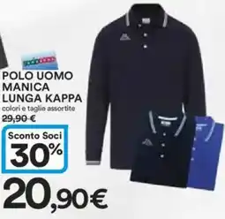 Ipercoop Polo uomo manica lunga KAPPA offerta