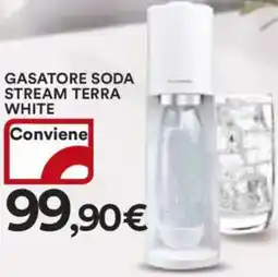 Ipercoop Gasatore soda stream terra white offerta