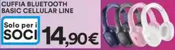 Ipercoop Cuffia bluetooth basic cellular line offerta