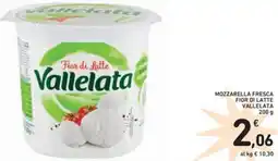 Spazio Conad Mozzarella fresca fior di latte vallelata offerta