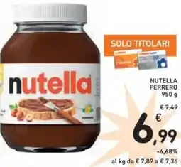 Spazio Conad Nutella ferrero offerta