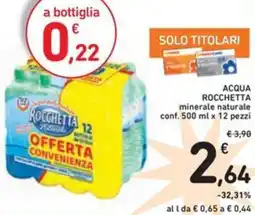 Spazio Conad Acqua rocchetta offerta