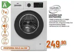 Extracoop DAYA LAVATRICE SLIM DSW71224M15A offerta