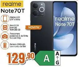 Ipercoop realme Note70T offerta