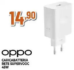 Ipercoop Oppo CARICABATTERIA RETE SUPERVOOC 45W offerta