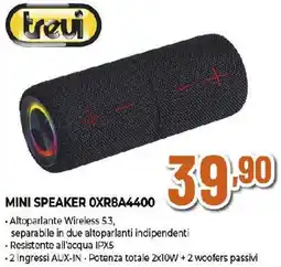 Ipercoop trevi MINI SPEAKER 0XR8A4400 offerta