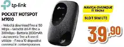 Ipercoop tp-link POCKET HOTSPOT M7010 offerta