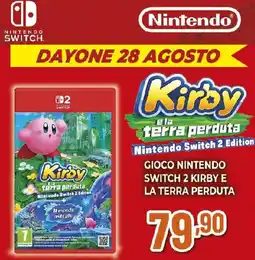 Extracoop GIOCO NINTENDO SWITCH 2 KIRBY E LA TERRA PERDUTA offerta