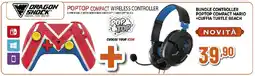 Extracoop BUNDLE CONTROLLER POPTOP COMPACT MARIO +CUFFIA TURTLE BEACH offerta