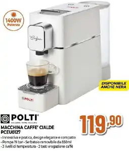 Ipercoop POLTI MACCHINA CAFFE' CIALDE PCEU0127 offerta