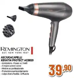Extracoop REMINGTON ASCIUGACAPELLI KERATIN PROTECT AC8820 offerta