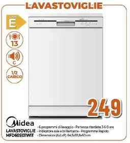 Ipercoop Midea LAVASTOVIGLIE MFD60S131WIT offerta