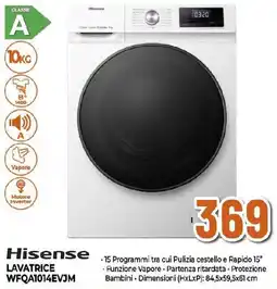 Ipercoop Hisense LAVATRICE WFQA1014EVJM offerta