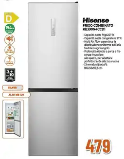 Ipercoop Hisense FRIGO COMBINATO RB390N4CCD1 offerta