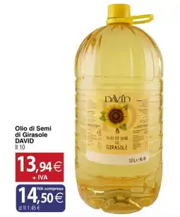 Docks Cash&Carry Olio di Semi di Girasole DAVID offerta