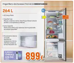 Ipercoop SAMSUNG Frigorifero da incasso First 60 AI BRB80F26BDS0 offerta