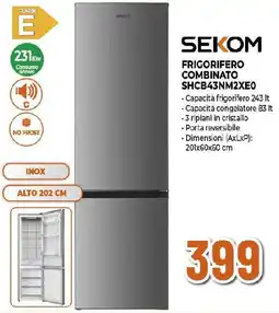 Extracoop SEKOM FRIGORIFERO COMBINATO SHCB43NM2XE0 offerta
