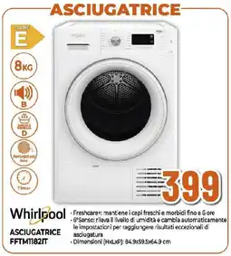 Extracoop Whirlpool ASCIUGATRICE FFTM1182IT offerta
