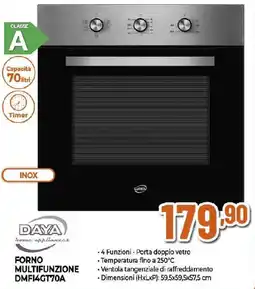 Extracoop DAYA FORNO MULTIFUNZIONE DMFI4GT70A offerta