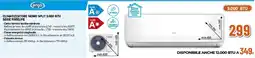 Extracoop argo CLIMATIZZATORE MONO SPLIT 9.000 BTU SERIE FREELIFE offerta