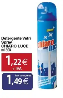 Docks Cash&Carry Detergente Vetri Spray CHIARO LUCE offerta