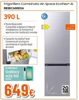 Extracoop SAMSUNG Frigorifero Combinato Air-Space EcoFlex Al RB38C600DSA offerta