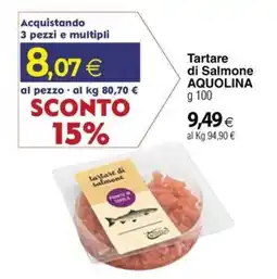 Docks Cash&Carry Tartare di Salmone AQUOLINA offerta