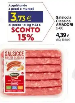 Docks Cash&Carry Salsiccia Classica AMADORI offerta