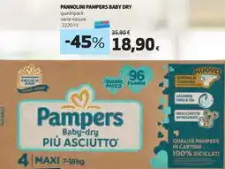 Coop Pannolini pampers baby dry offerta