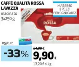 Coop Caffè qualità rossa LAVAZZA offerta