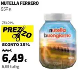 Coop Nutella ferrero offerta
