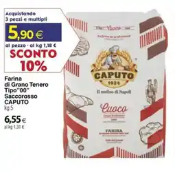 Docks Cash&Carry Farina di Grano Tenero Tipo"00" Saccorosso CAPUTO offerta