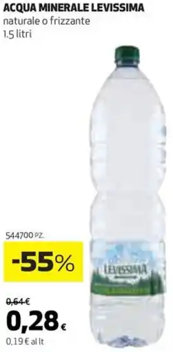 Coop Acqua minerale LEVISSIMA offerta