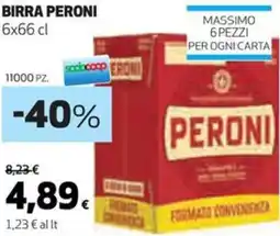 Coop Birra peroni offerta