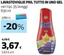 Coop Lavastoviglie pril tutto in uno gel offerta