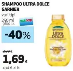 Coop Shampoo ultra dolce GARNIER offerta