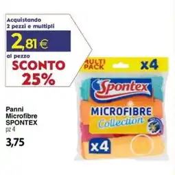 Docks Cash&Carry Panni Microfibre SPONTEX offerta