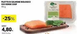 Coop Filetto di salmone biologico vivi verde coop offerta