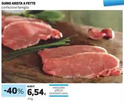 Coop Suino arista a fette offerta