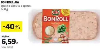 Coop Bon roll AIA offerta
