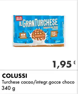 Iper Tosano COLUSSI Turchese cacao/integr. gocce choco offerta