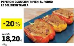 Coop Peperoni o zucchini ripieni al forno le delizie in tavola offerta