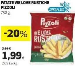 Coop Patate we love rustiche pizzoli offerta