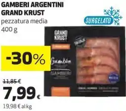 Coop Gamberi argentini GRAND KRUST offerta