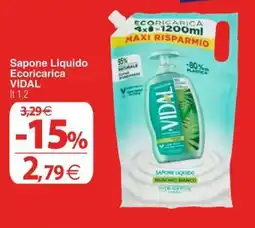 Docks Cash&Carry Sapone Liquido Ecoricarica VIDAL offerta