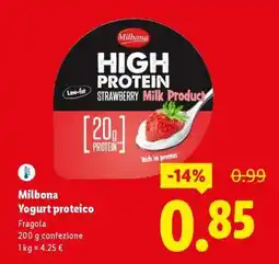 Lidl Milbona Yogurt proteico offerta