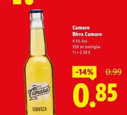 Lidl Camaro Birra Camaro offerta